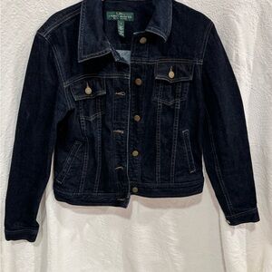 Lauren Jeans Co. Dark Denim Jacket A17